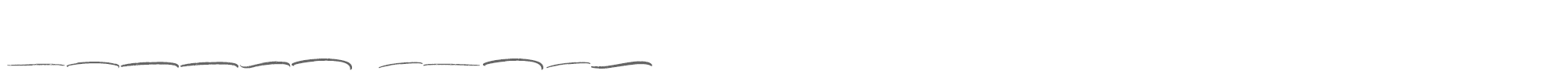 Sample characters Millea Font
